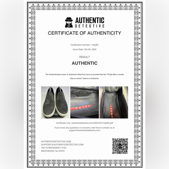 Prada Men’s suede slip-on black size 8.5 - Picture 10 of 11